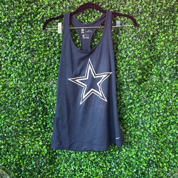 NFL Tops - NFL Cowboys Nike Blue Tank - excellent used condition